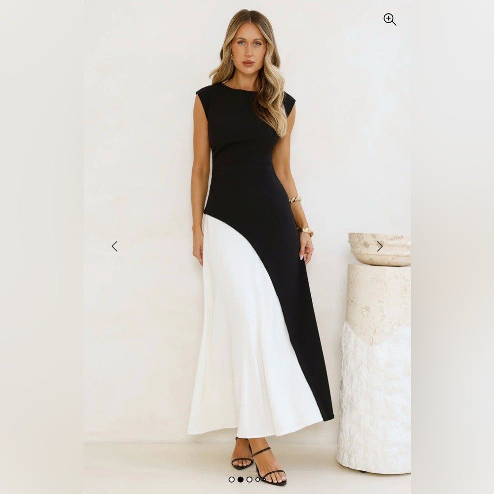 🖤 NEW HELLO MOLLY STARLIT SOIREE MAXI DRESS BLACK